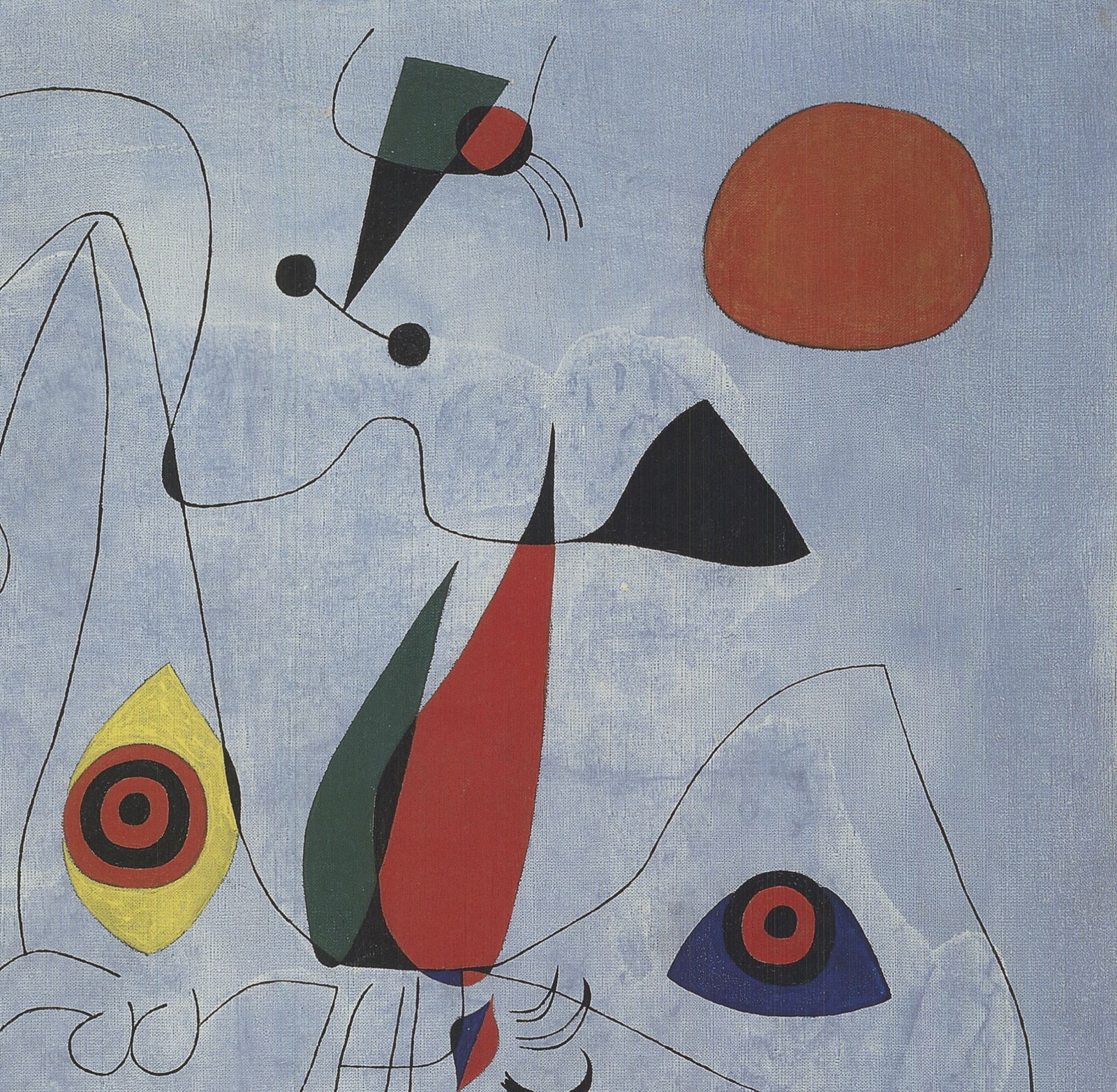 Joan Miro 'Woman and Birds At Sunrise' 2010 - 2