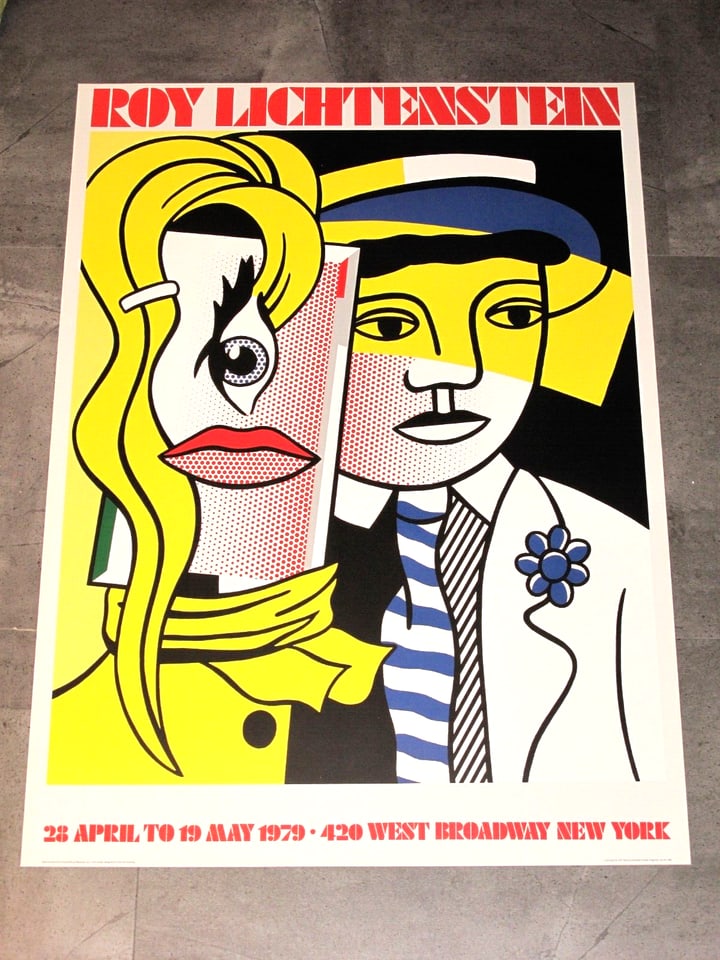 Roy Lichtenstein - ' Stepping Out' Offset Lithograph. (1 of 2)