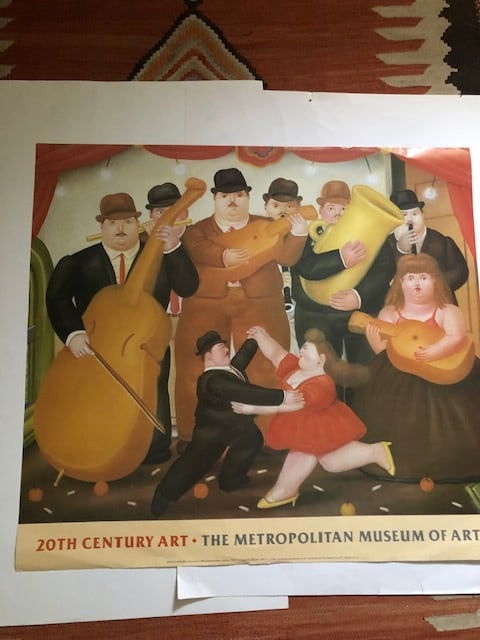 Five Lithographs After Fernando Botero Inc Met Museum of Art New York Exhib. Poster 1987 (1 of 6)