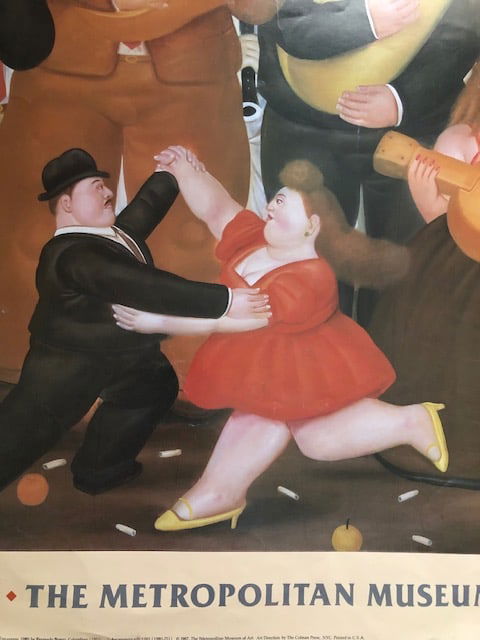 Five Lithographs After Fernando Botero Inc Met Museum of Art New York Exhib. Poster 1987 - 2