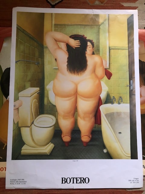 Five Lithographs After Fernando Botero Inc Met Museum of Art New York Exhib. Poster 1987 - 5