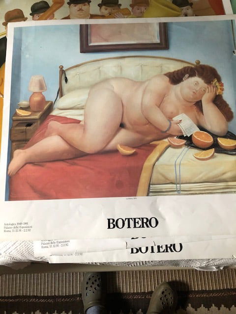 Five Lithographs After Fernando Botero Inc Met Museum of Art New York Exhib. Poster 1987 - 6