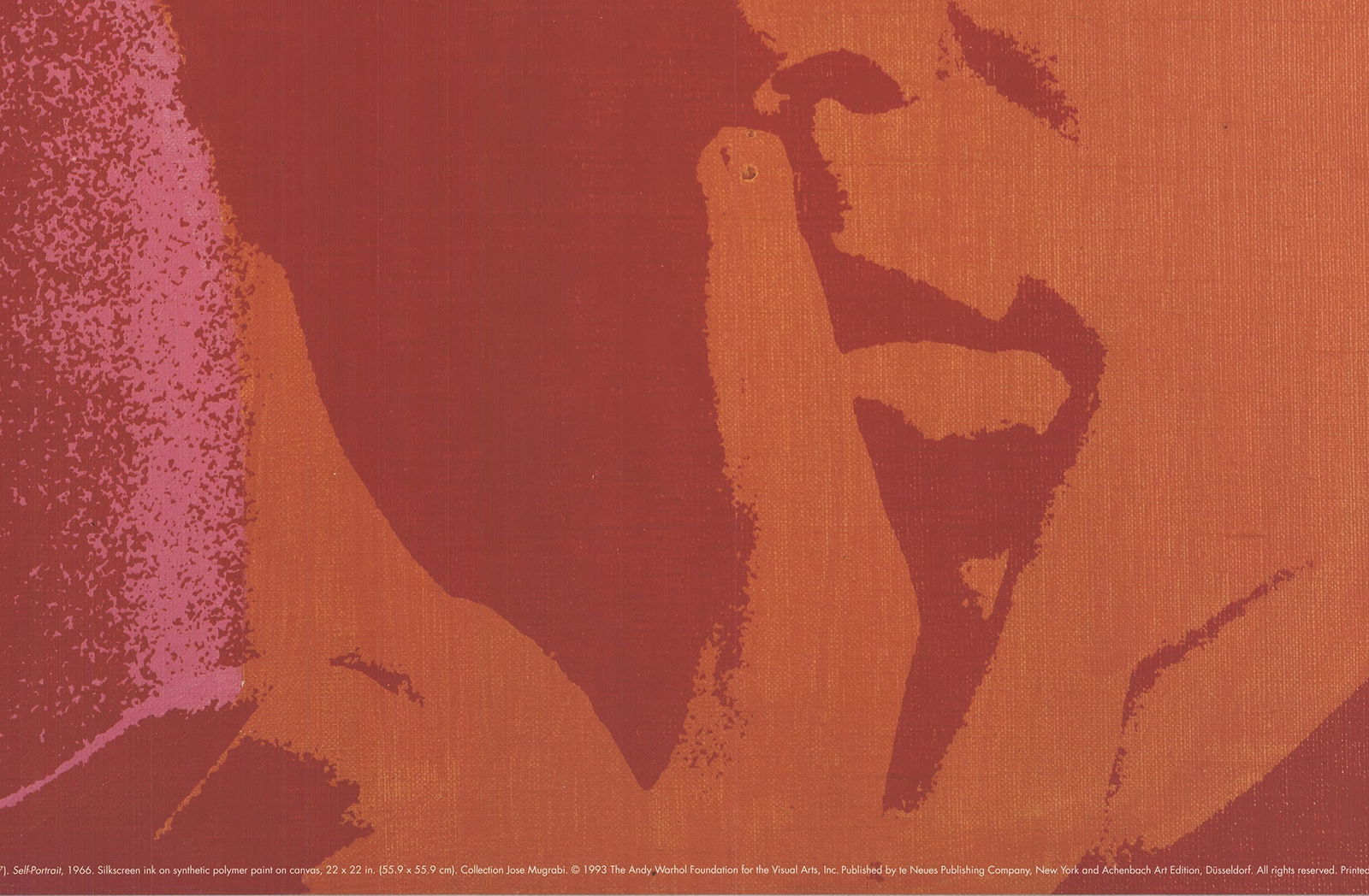 Andy Warhol 'Self Portrait' Orange 2000 - 2