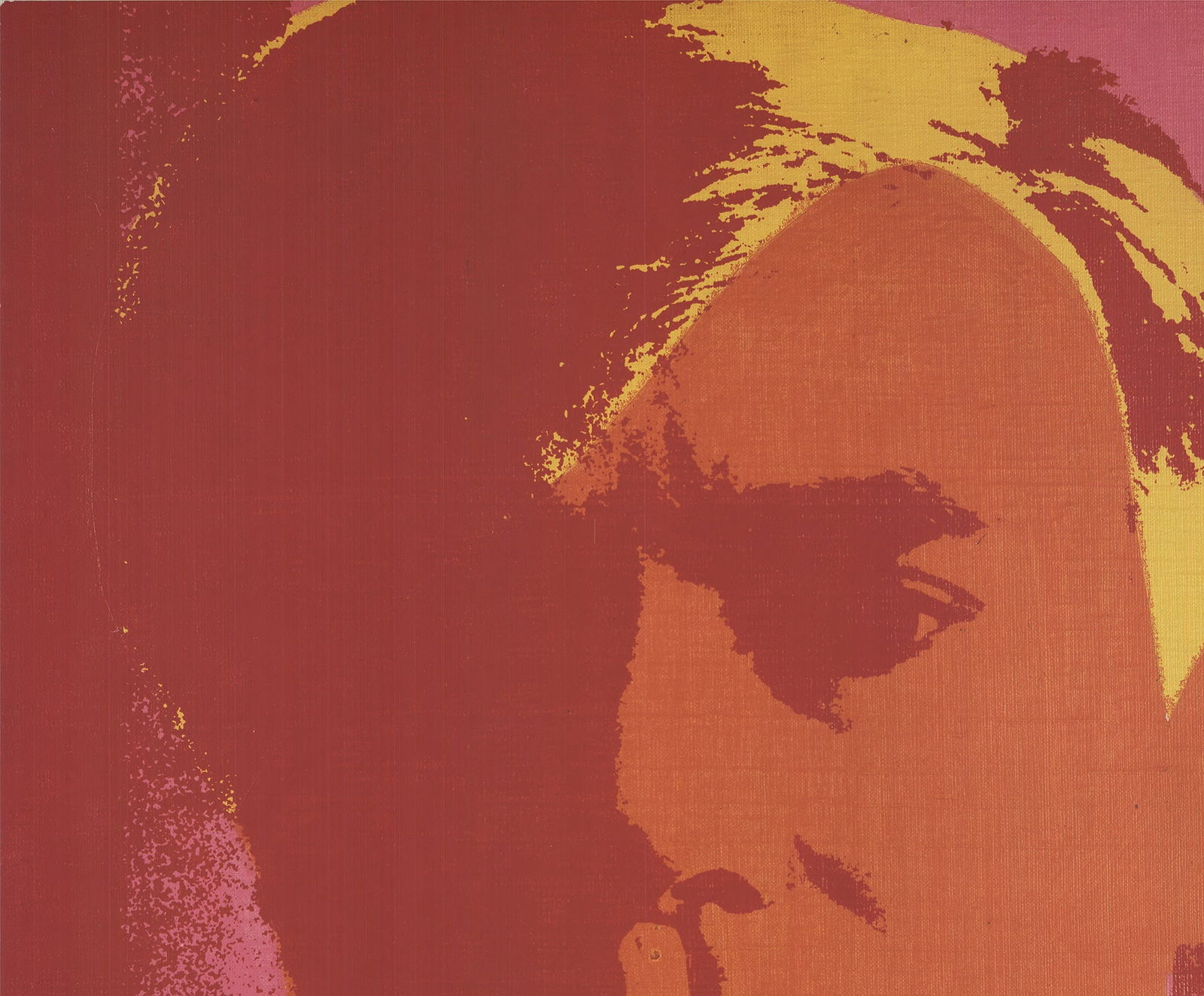 Andy Warhol 'Self Portrait' Orange 2000 - 3