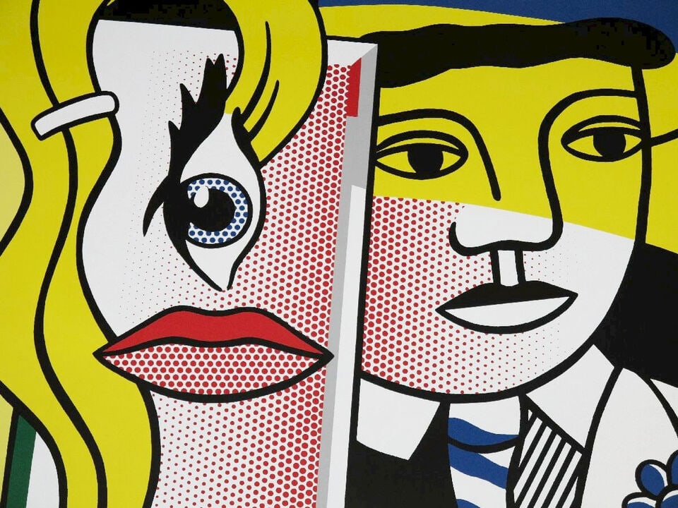 Roy Lichtenstein - ' Stepping Out' Offset Lithograph. - 2