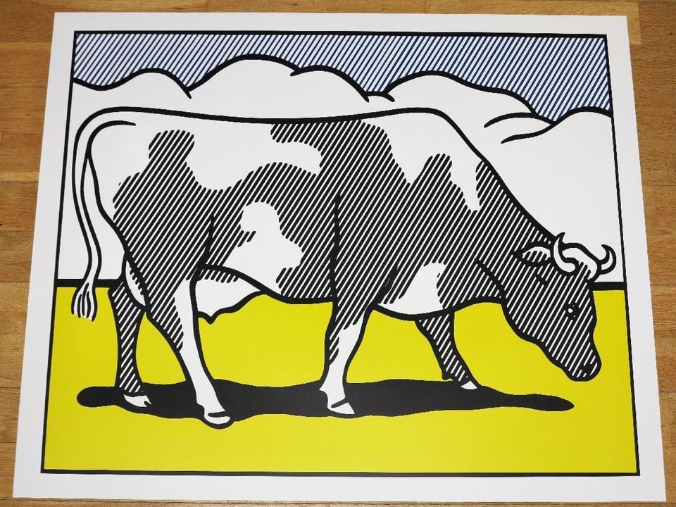 Roy Lichtenstein - 'Cow Going Abstract' - 3