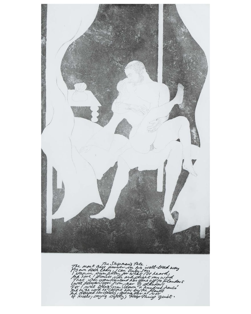 Elizabeth Frink - The Shipman's Tale. Etching From Chaucer's Canterbury Tales. 1972 (1 of 1)