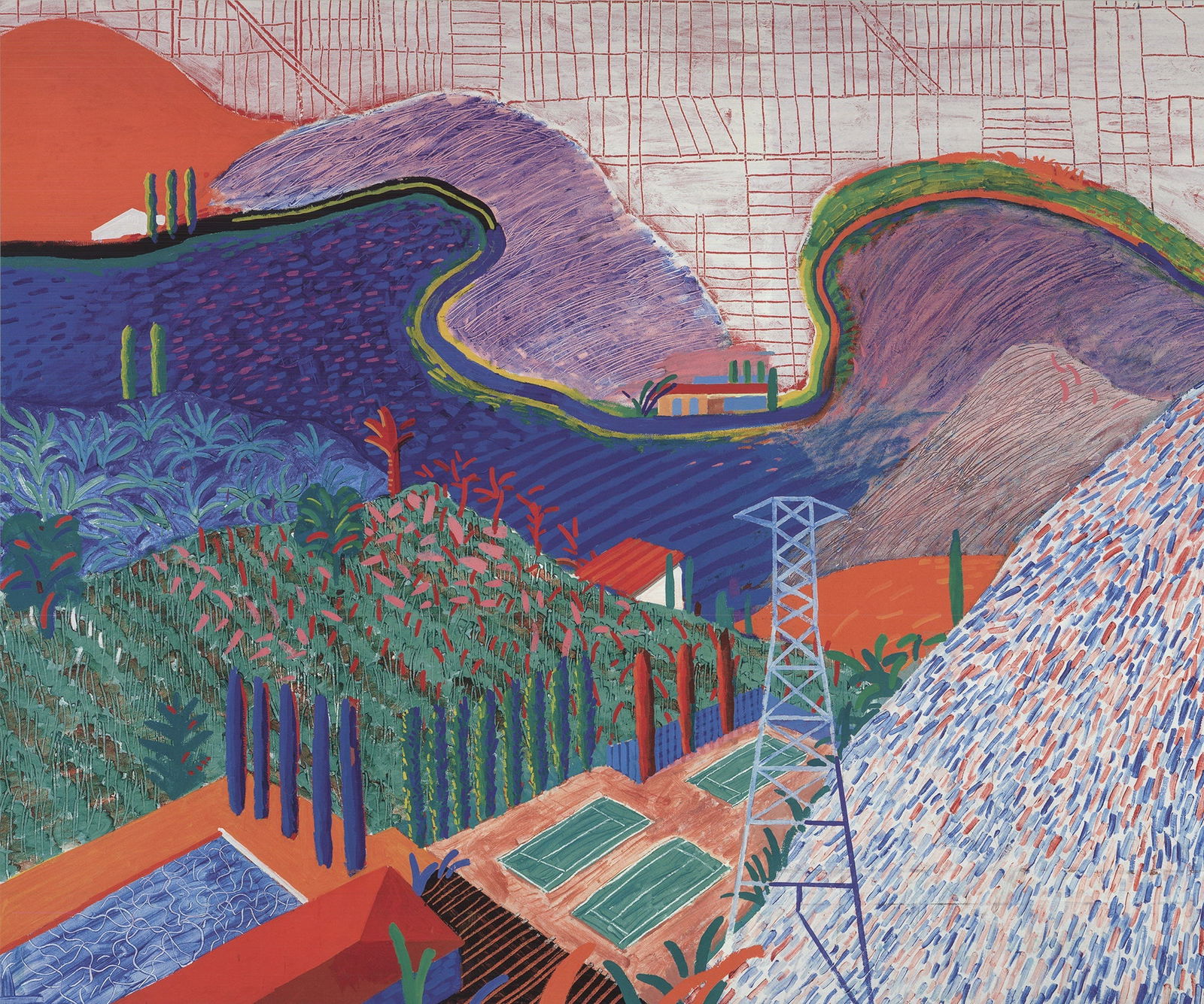 David Hockney 'Mullholland Drive; The Road To The Studio' 2021 Certificate of Provenance - 3