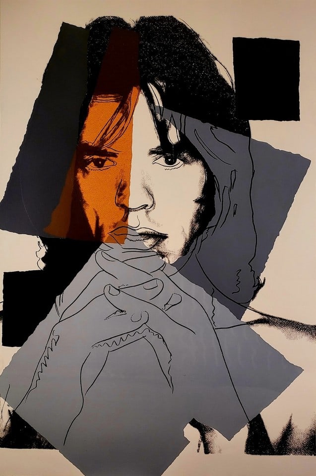 Andy Warhol 'Mick Jagger' Screenprint From Seabird `Edition. FS.11-147 1975 (1 of 6)