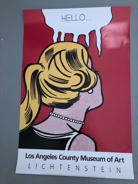 Roy Lichtenstein - 'Cold Shoulder' 1987: Title: Roy Lichtenstein - 'Cold Shoulder' 1987 Description: Roy Lichtenstein. Titled 'Cold Shoulder' A reproduction of the original 1963 large oil painting. This offset lithograph was published