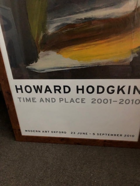 Howard Hodgkin Exhibition Poster. - 3