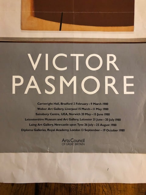 Victor Pasmore 1980 Exhibition Poster - 2