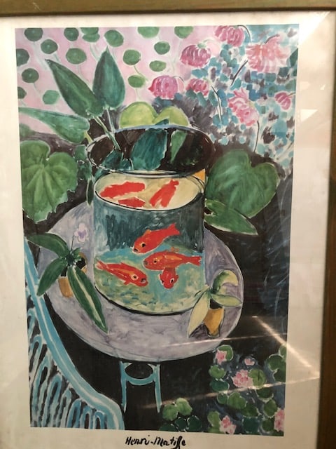 Henri Matisse 'Goldfish Bowl' Framed Offset Litho Print (1 of 2)