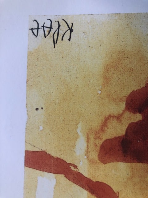 Two (2) Paul Klee Offset Lithographs. Erinnerung... 1986 and 'Park Near Lucerne' - 3