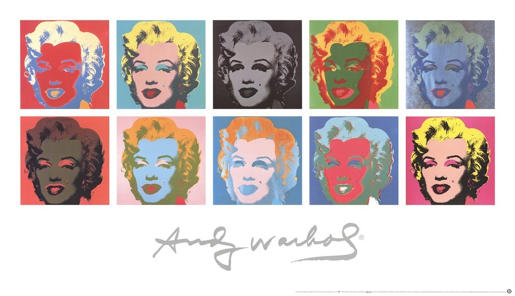 Andy Warhol 'Ten Marilyns' 1999 Certificate of Provenance. Limited Edition (500): Title: Andy Warhol 'Ten Marilyns' 1999 Certificate of Provenance. Limited Edition (500) Description: This grouping of all Ten Marilyns in a magnificent limited edition poster (edition of only