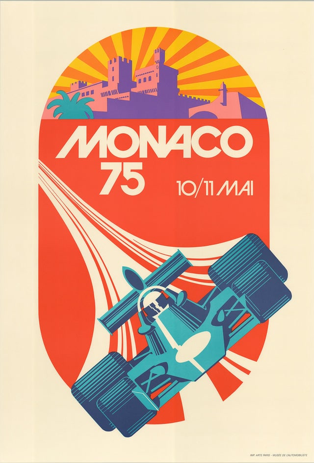 Monaco Grand Prix 1975 - Roland Hugon 1991. Edition of Only 500 (1 of 1)