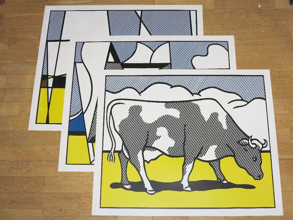 Roy Lichtenstein - 'Cow Going Abstract' - 2