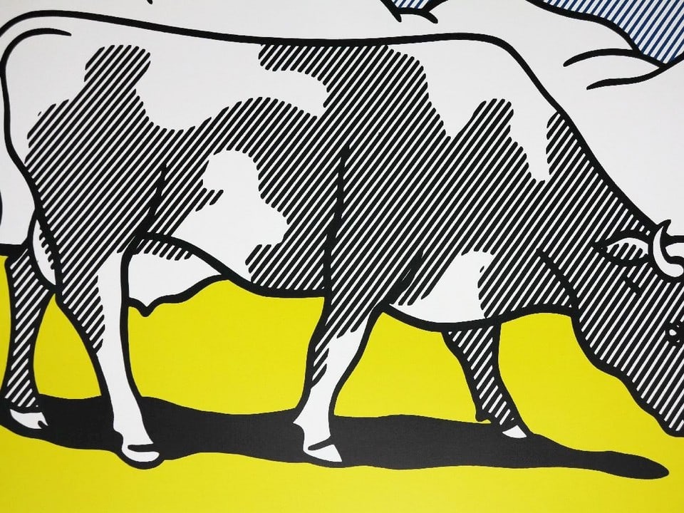 Roy Lichtenstein - 'Cow Going Abstract' - 4