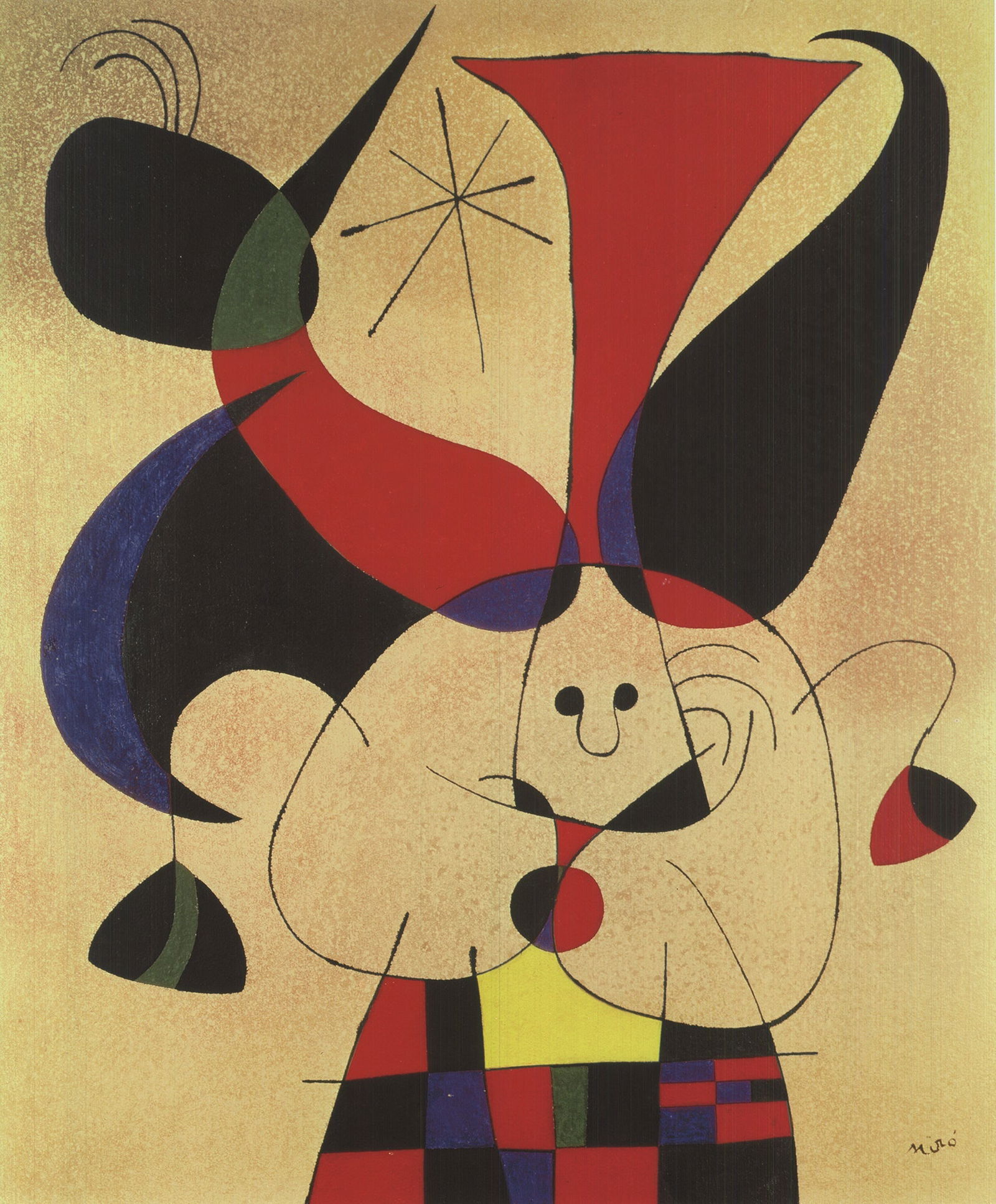 Joan Miro 'The Bird Plunges Towards The Lake Where ..... - 2