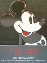 Bundle of five (5) Andy Warhol -Mickey Mouse 1982 Exhibtion Poster (1 of 1)