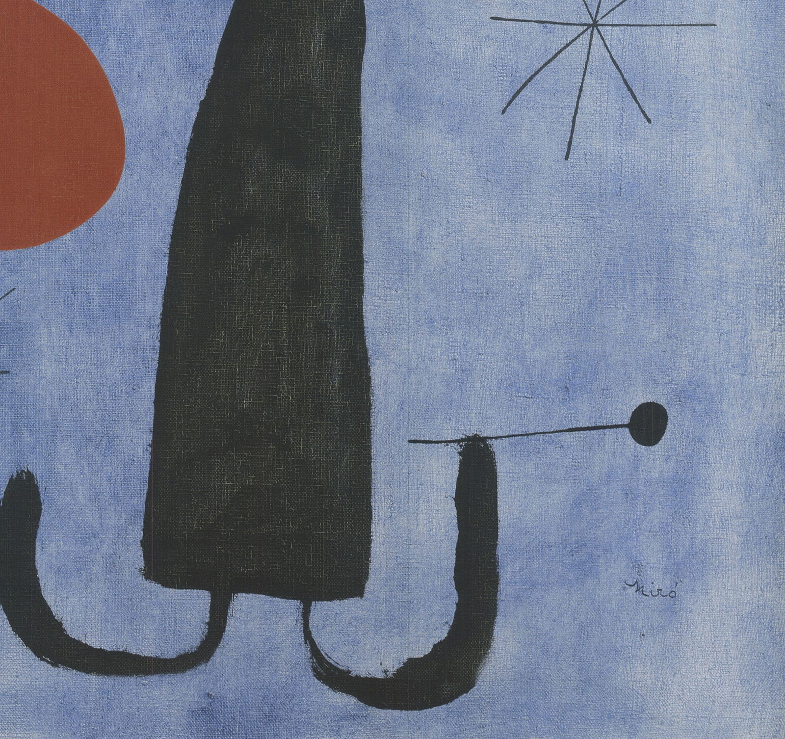 Joan Miro - Painting (Woman In Front of The Sun) 2010. - 2