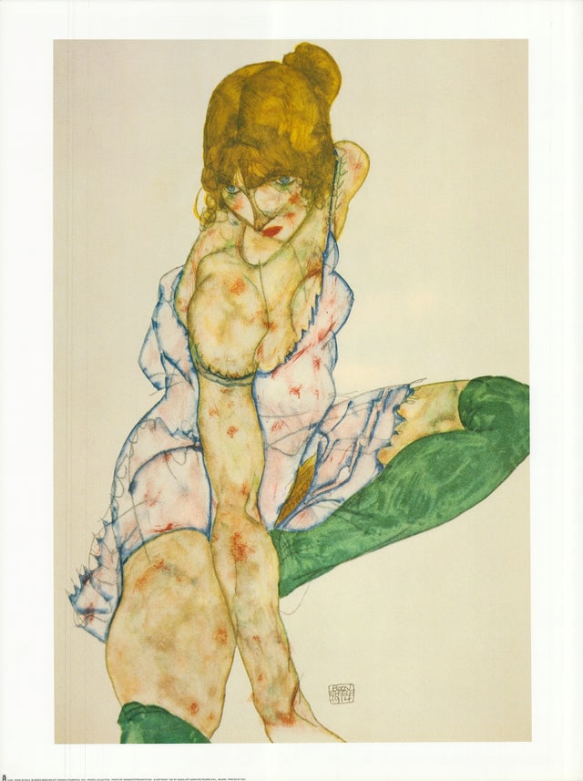 Two Egon Schiele Posters. 1997 - 2