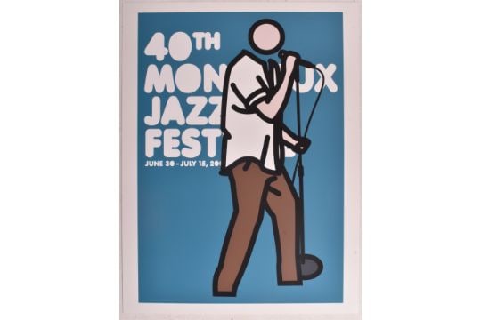 Julien Opie - Montreux Jazz Festival 2006 . Set of Three (3) - 4