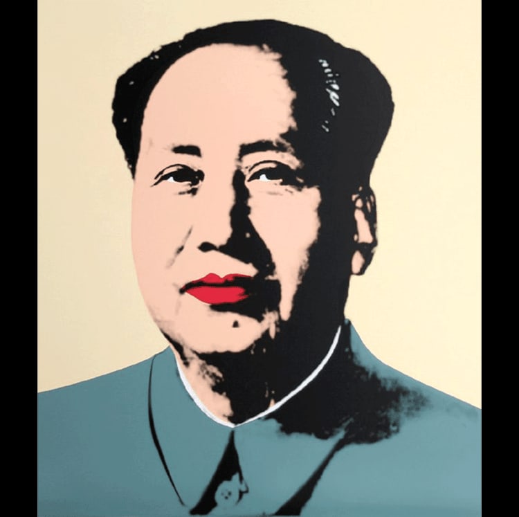 Andy Warhol Sunday B Morning Edition Mao-Yellow. (1 of 1)