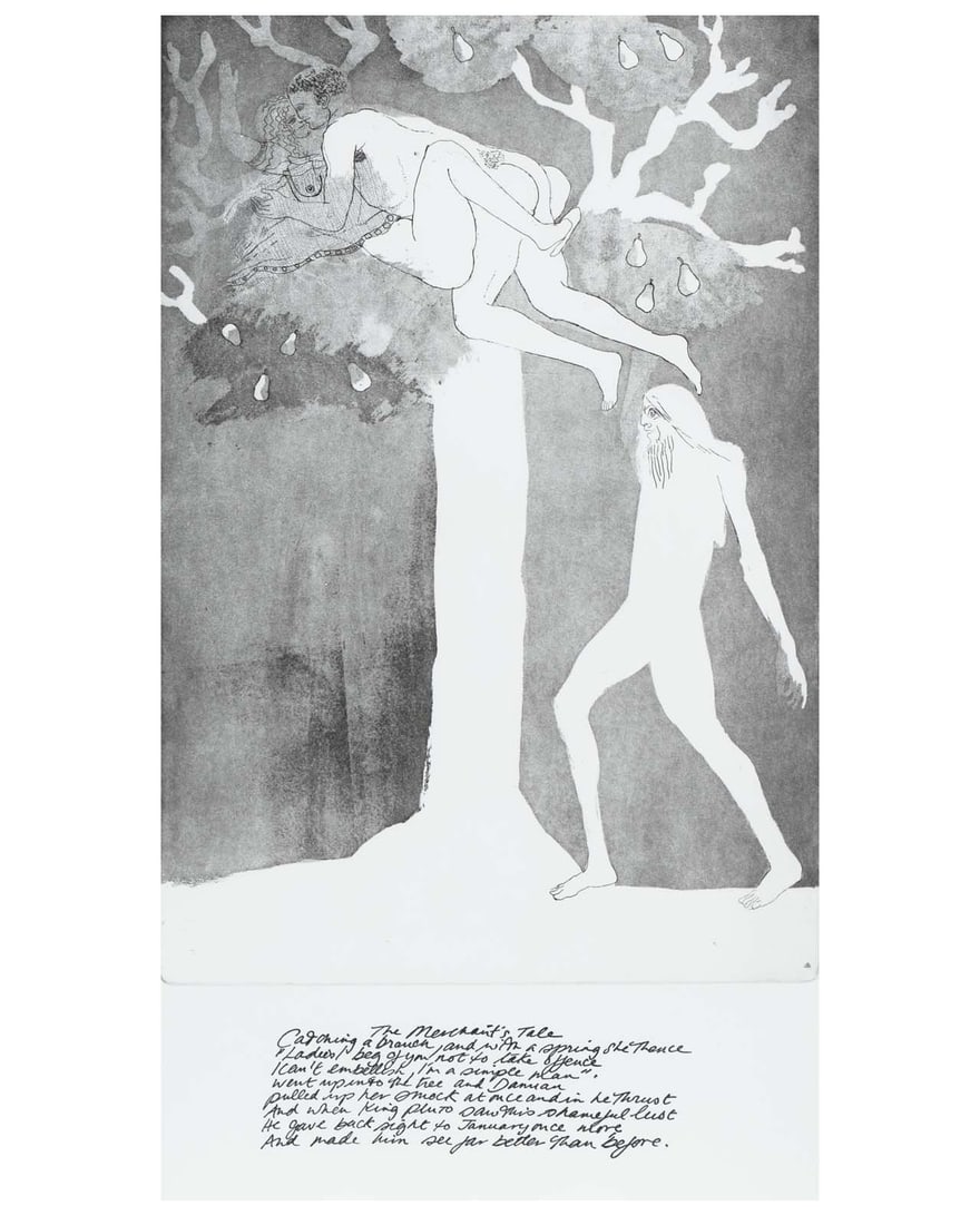 Elizabeth Frink - The Merchant's Tale. Etching From Chaucer's Canterbury Tales. 1972 (1 of 1)