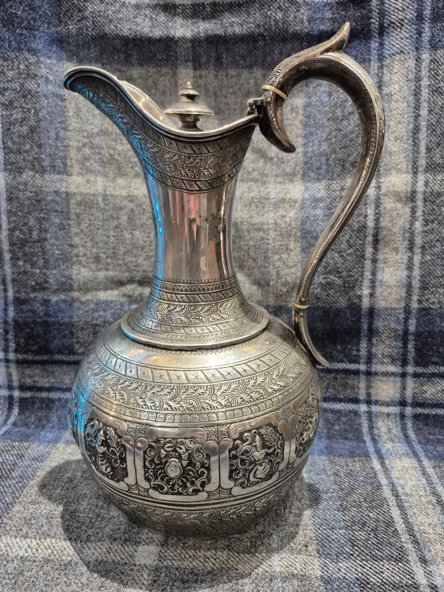 1873 Edward & Son Glasgow Solid Silver Tea/Coffee Set - 2