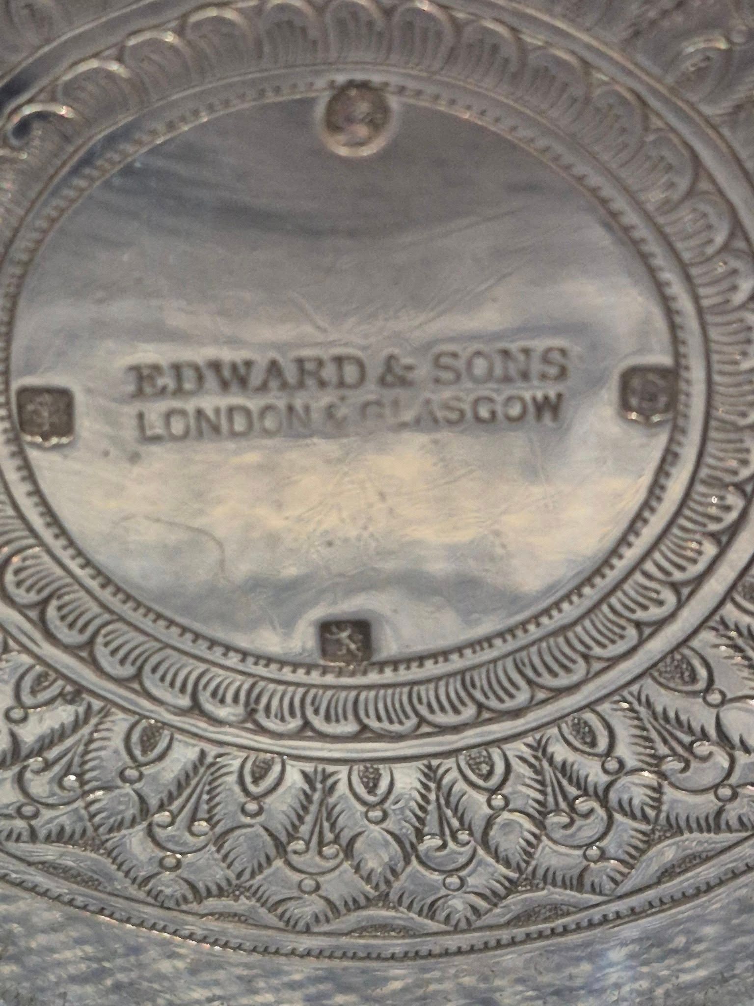 1873 Edward & Son Glasgow Solid Silver Tea/Coffee Set - 5