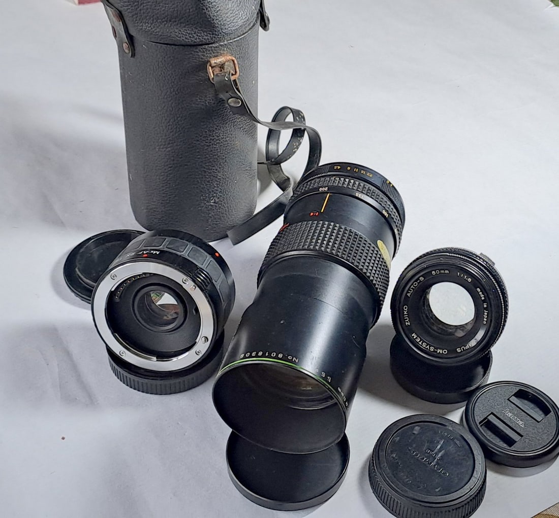 Olympus Zuiko 50mm f/1.8 + Hanimex Telephoto Zoom + Minolta AF 2× Teleplus MC7 (1 of 10)