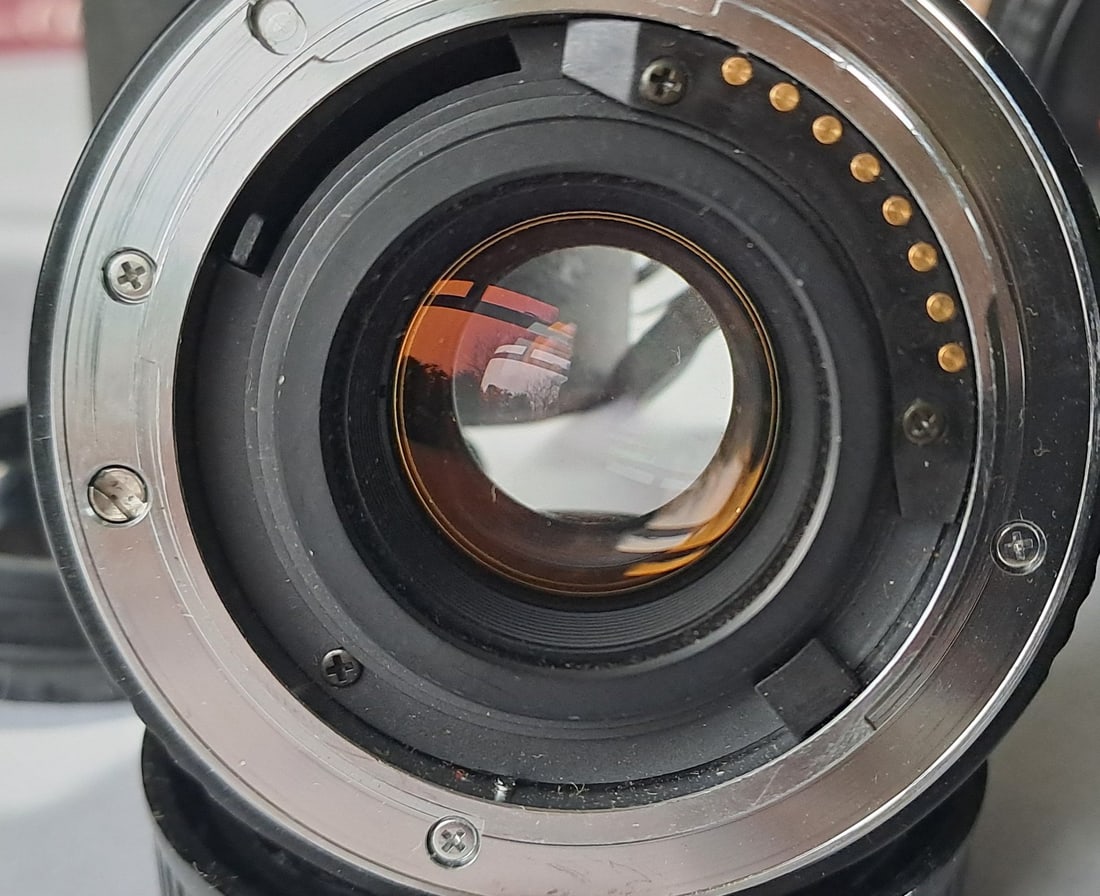 Olympus Zuiko 50mm f/1.8 + Hanimex Telephoto Zoom + Minolta AF 2× Teleplus MC7 - 3