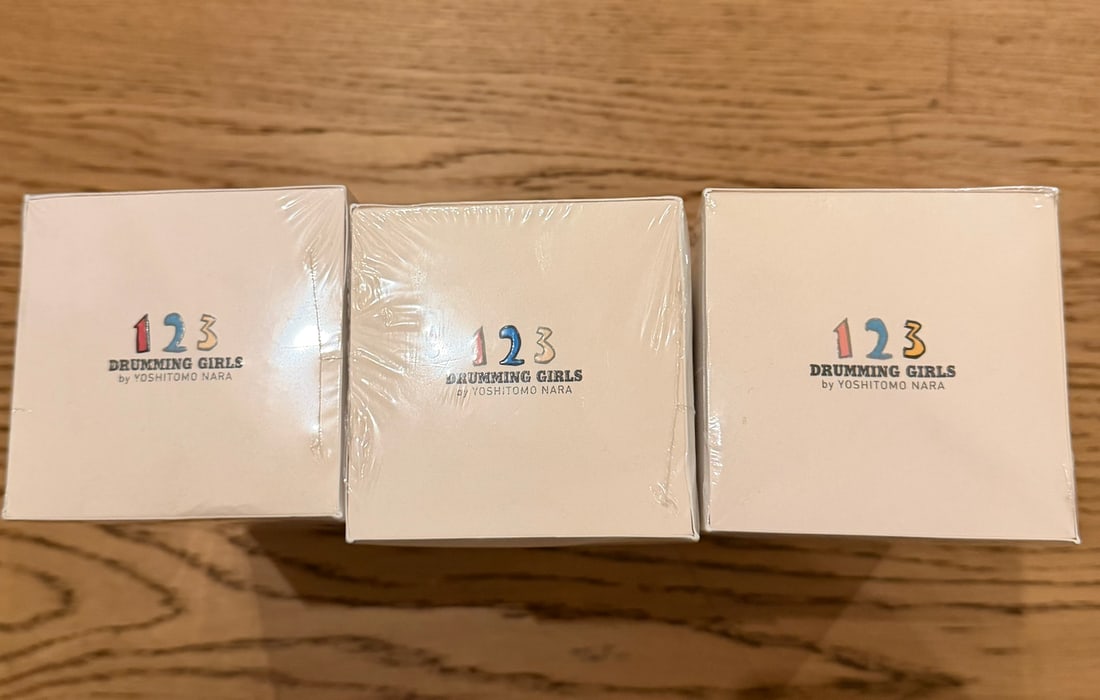 Yoshitomo Nara Drumming Girl 123 Figure Doll Set - 3