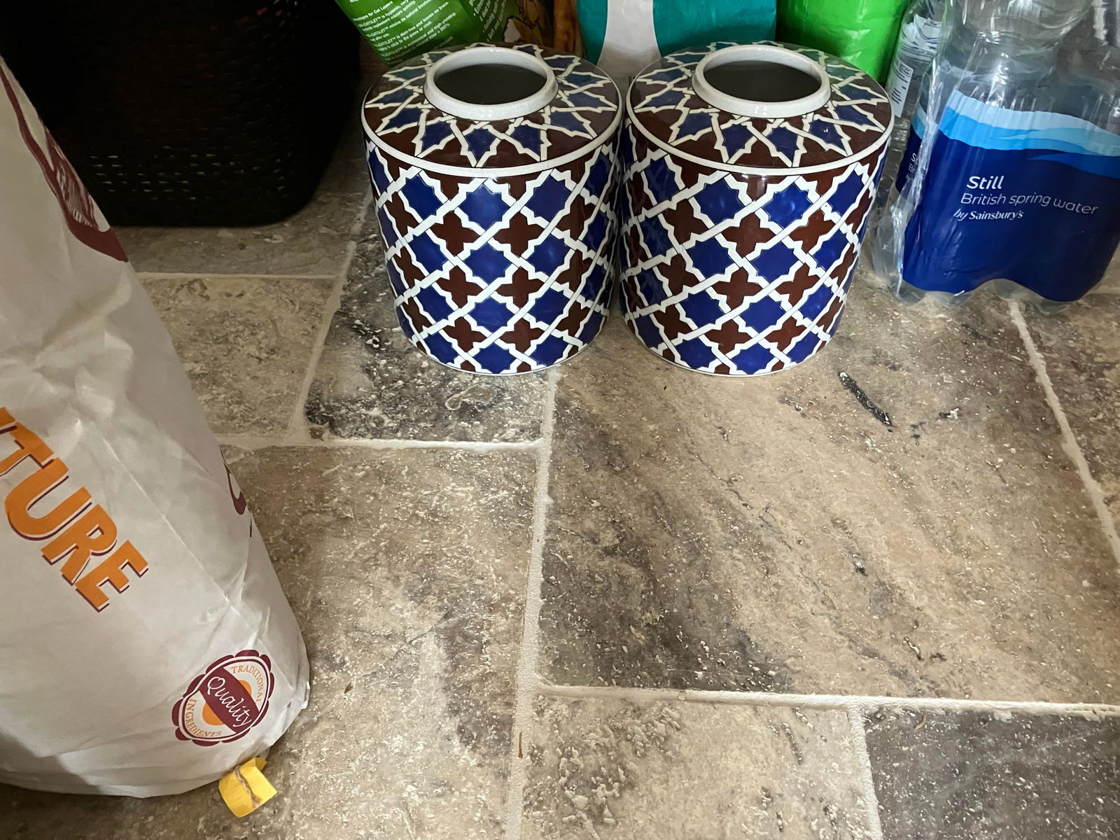 Vases x2: Title: Vases x2 Description: Excellent used condition 2 stylish vases Libra Interiors H 7.5 inches W 8 inches 