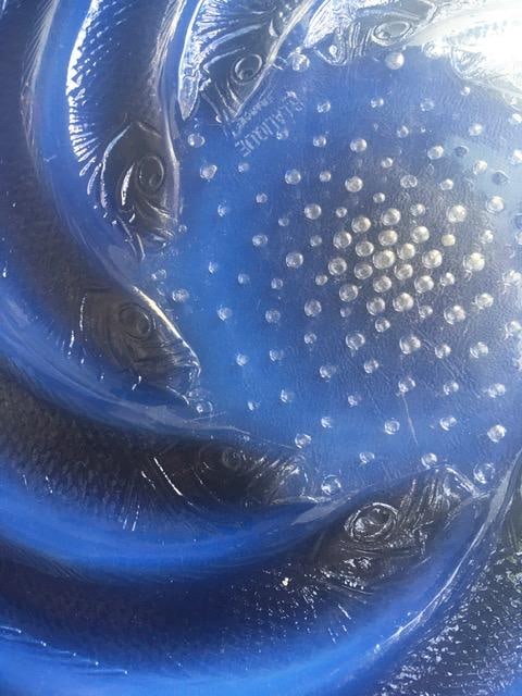 R. Lalique Circa I930s ‘Poissons Art Deco Opalescent, Model 3263, Signed, Coupe, Objet D'Art - 5