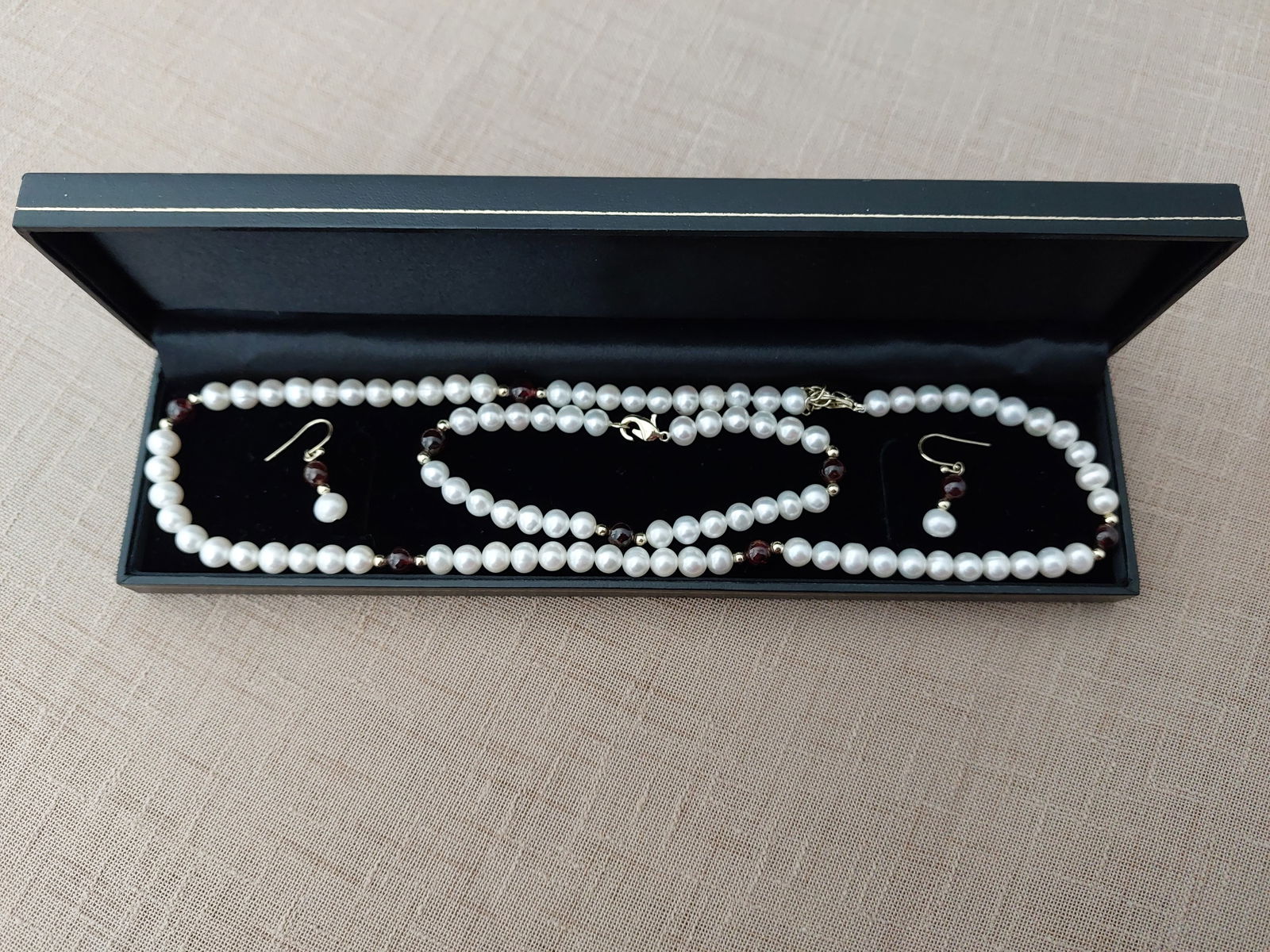 3 Piece Pearl and Bead Set - 3