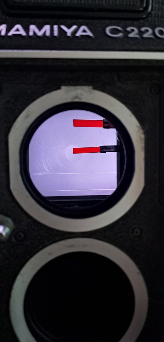 Mamiya C220 Pro TLR 120 Film Camera & Sekor 80mm f/2.8 Lens In Leather Case With Films - 5