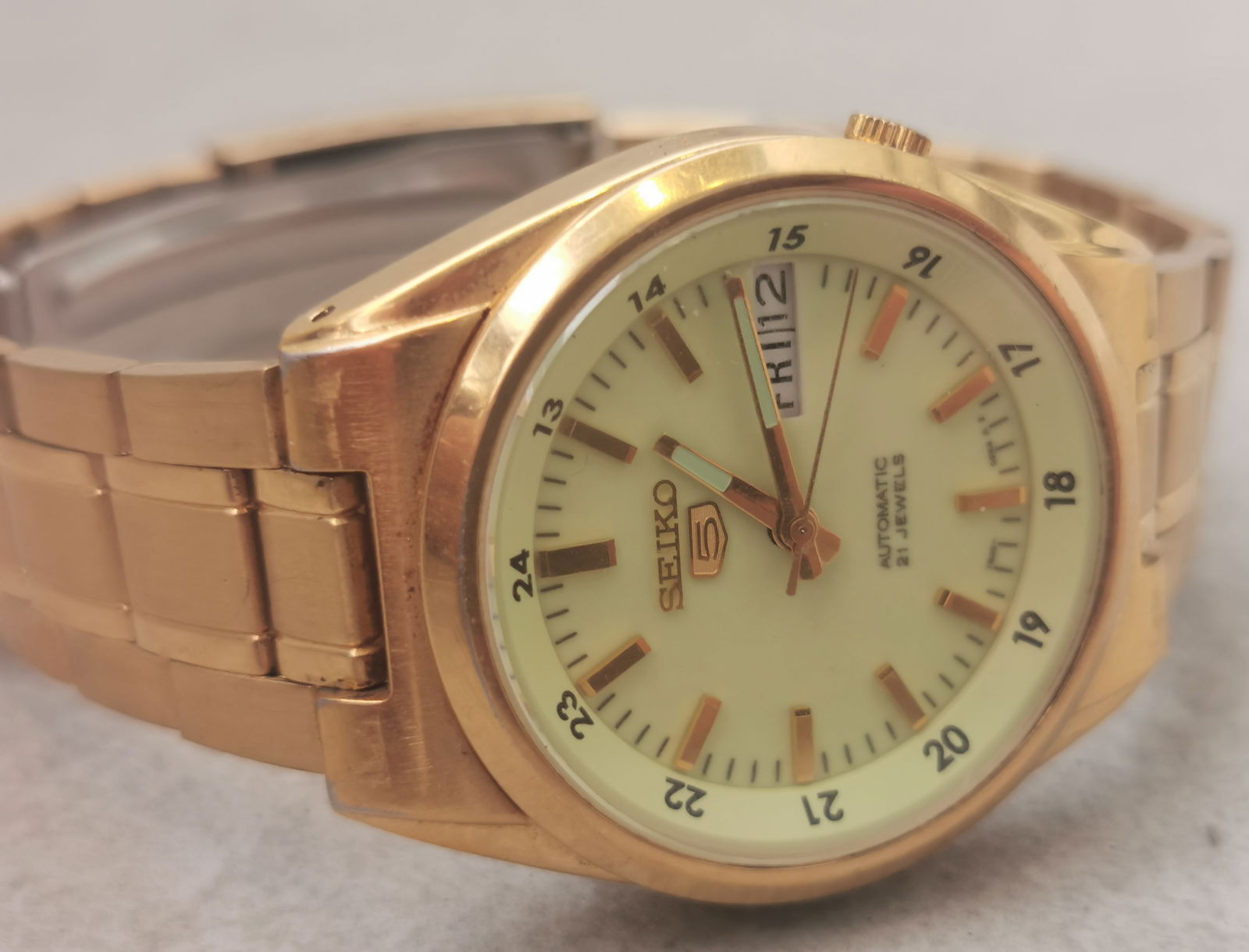 Vintage Seiko 5 “Railway Time” Automatic – 7S26-02C0: Title: Vintage Seiko 5 “Railway Time” Automatic – 7S26-02C0 Description: Vintage Seiko 5 “Railway Time” Automatic – 7S26-02C0 Model: Seiko