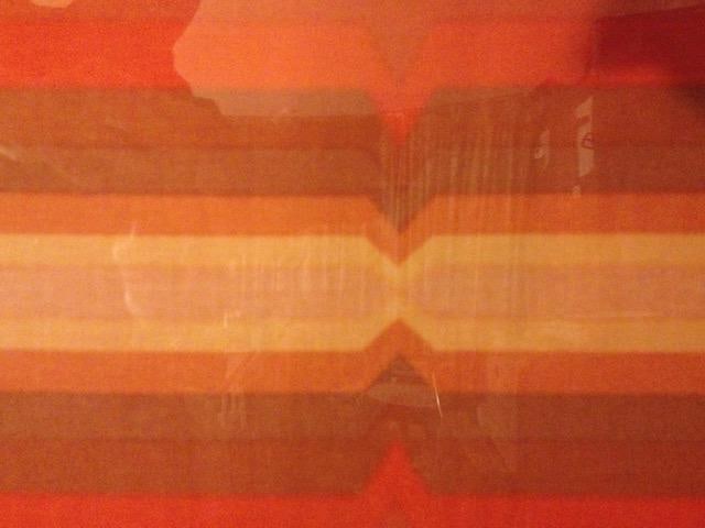 Circa 1970s Framed Heals Fabric 'Polychrome' By Catherine Netherwood #1. - 2