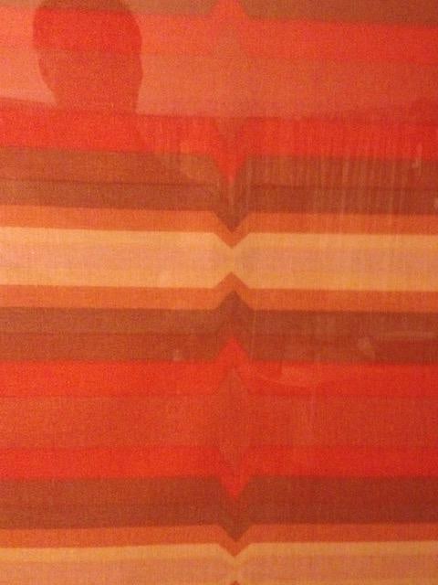 Circa 1970s Framed Heals Fabric 'Polychrome' By Catherine Netherwood #1. - 3