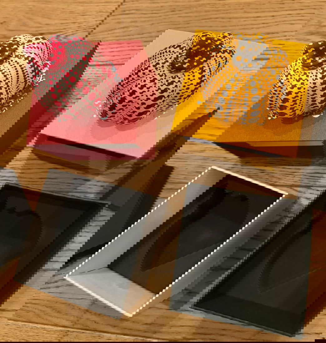 Yayoi Kusama Yayoi Kusama Set of Two Pumpkins: Yellow and Black / Red and White: 2015 - 5