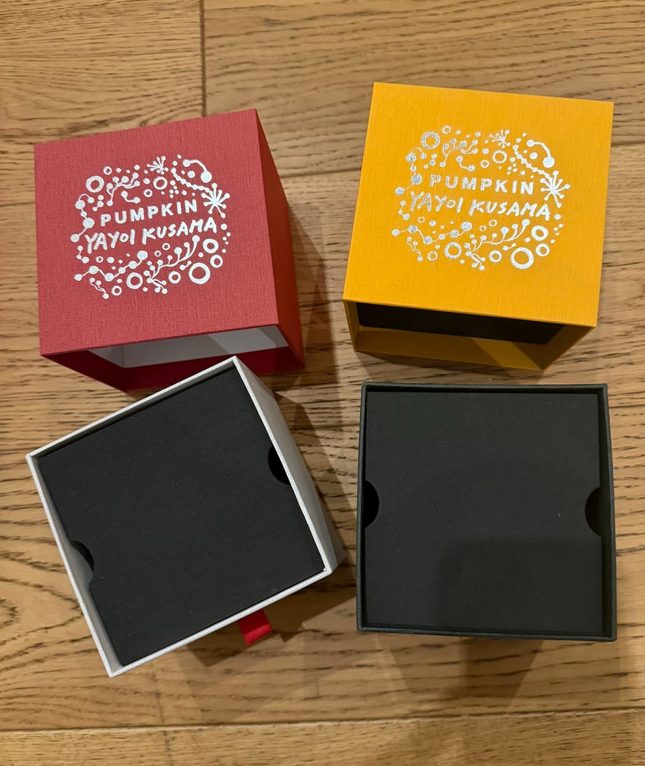 Yayoi Kusama Yayoi Kusama Set of Two Pumpkins: Yellow and Black / Red and White: 2015 - 6