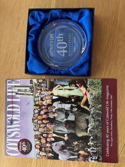 Cotswold Life 40th Anniversary Collectable/ 1967-2007/Boxed Paperweight - 3
