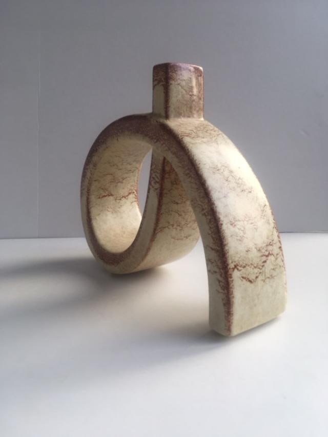 Circa 1970, Roberto Rigon For Bertoncello Ceramiche D'Arte, Vincenza, Italy, Screziato Tabacco Gl... - 3