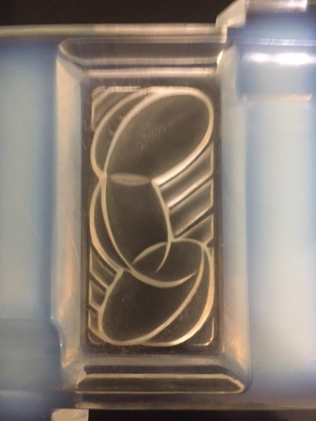 Andre Hunebelle (1896-1985) Art Deco, Opalescent Ashtray, Swimmers, 1930 - 13