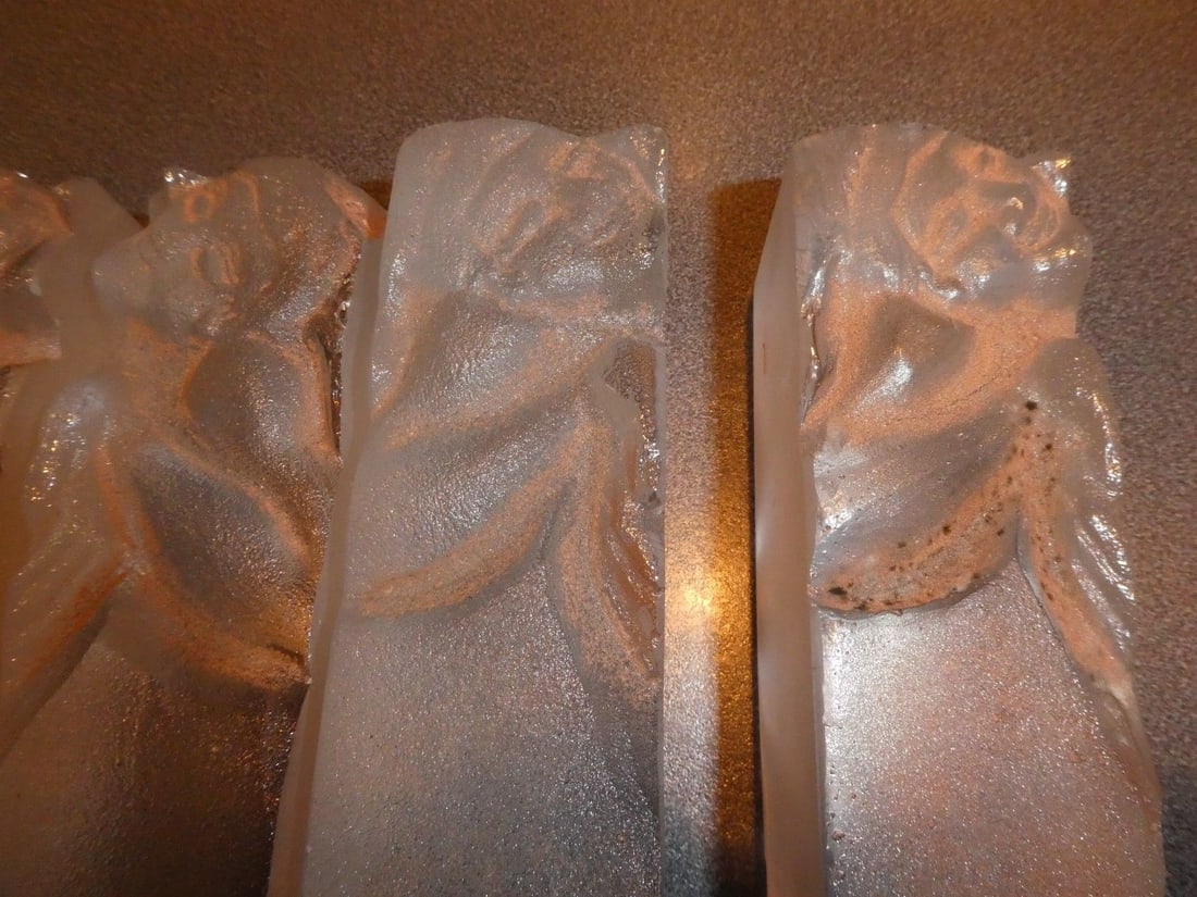 Circa 1970s Scandi ‘Nymph’ 6 Glass Blocks of Nattmara In 6 Forms - 3