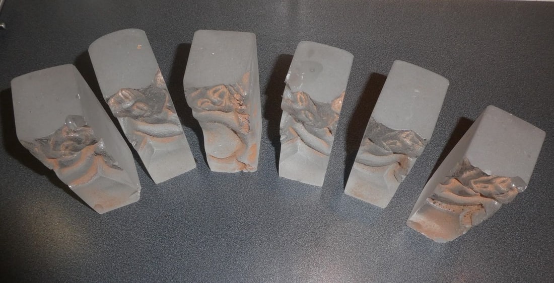 Circa 1970s Scandi ‘Nymph’ 6 Glass Blocks of Nattmara In 6 Forms - 5