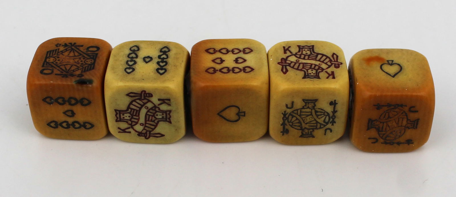 Early 20th c. Bakelite Poker Dice - 2