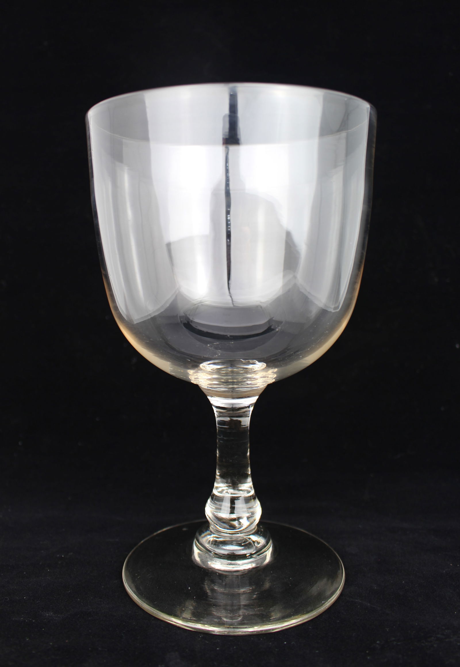 Antique 19th c. Glass Footed Goblet (1 of 3)